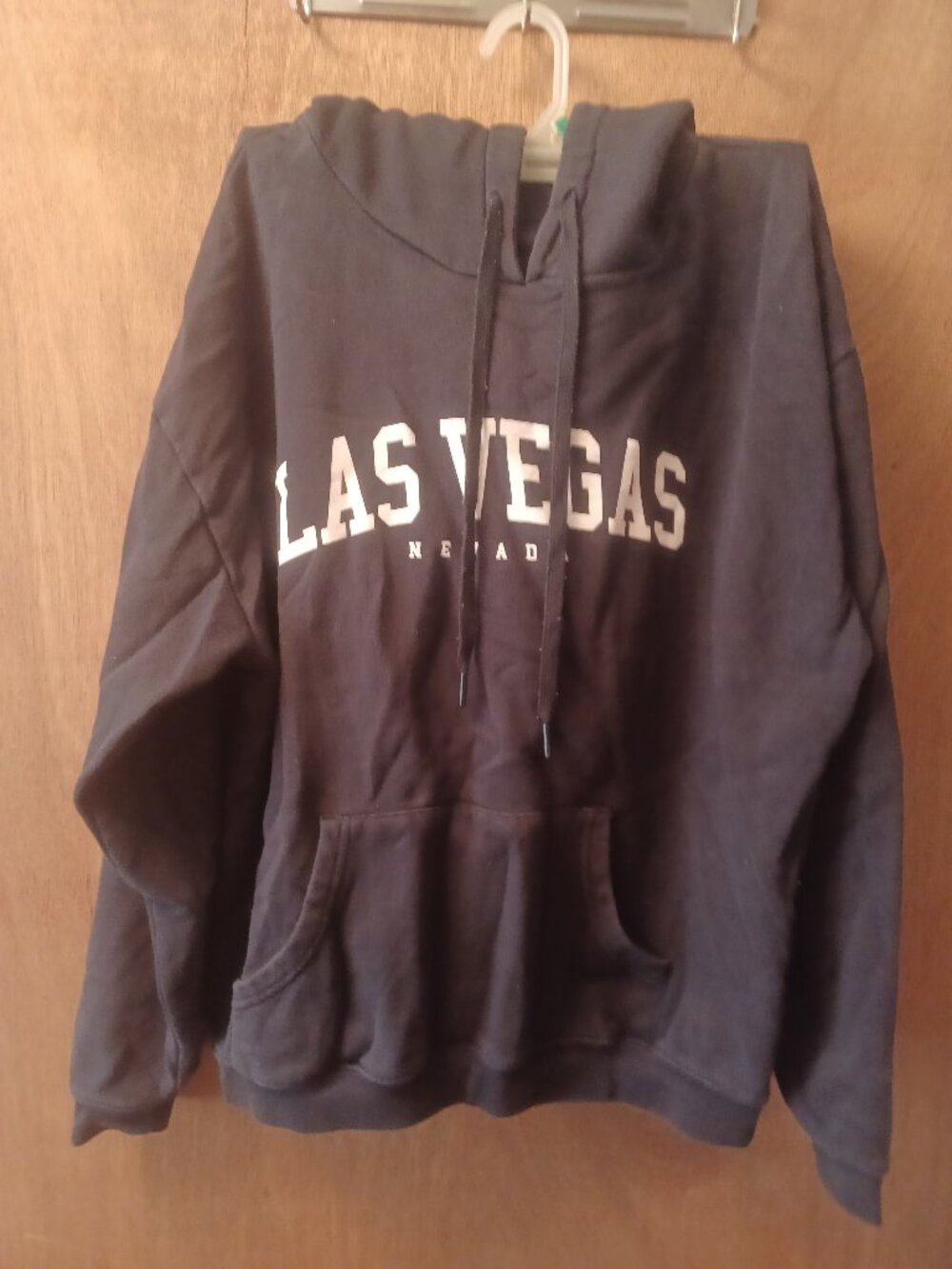 Las Vegas Hoodie Men's Black Pull Over